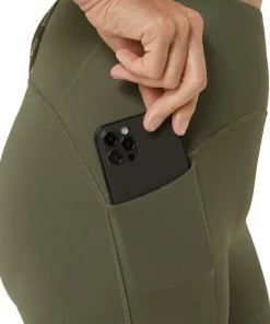 Sale Asics Women's Road High Waist Tight Mantle Green