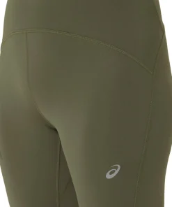 Sale Asics Women's Road High Waist Tight Mantle Green