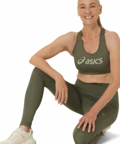 Sale Asics Women's Road High Waist Tight Mantle Green