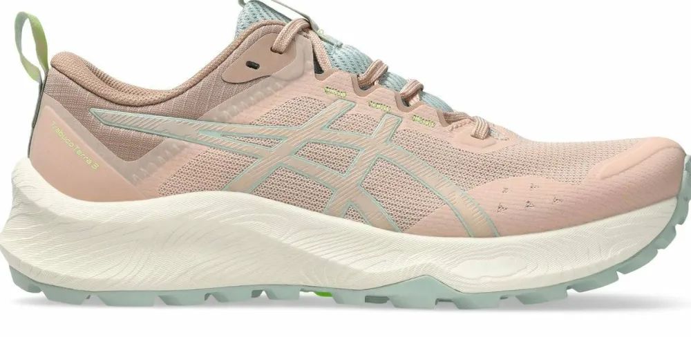 Sale Asics Women's Trabuco Terra 3 Pale Apricot/Lichen Rock