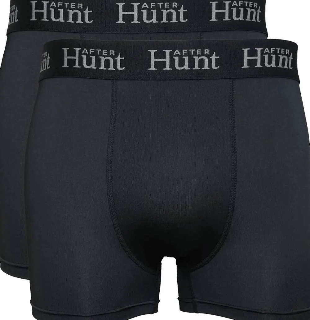 Online Avignon Men's AFTER Hunt Boxer 2-pack Basic Black