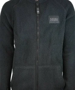 Hot Avignon Unisex AFTER Hunt Fleece Jacket Basic Black