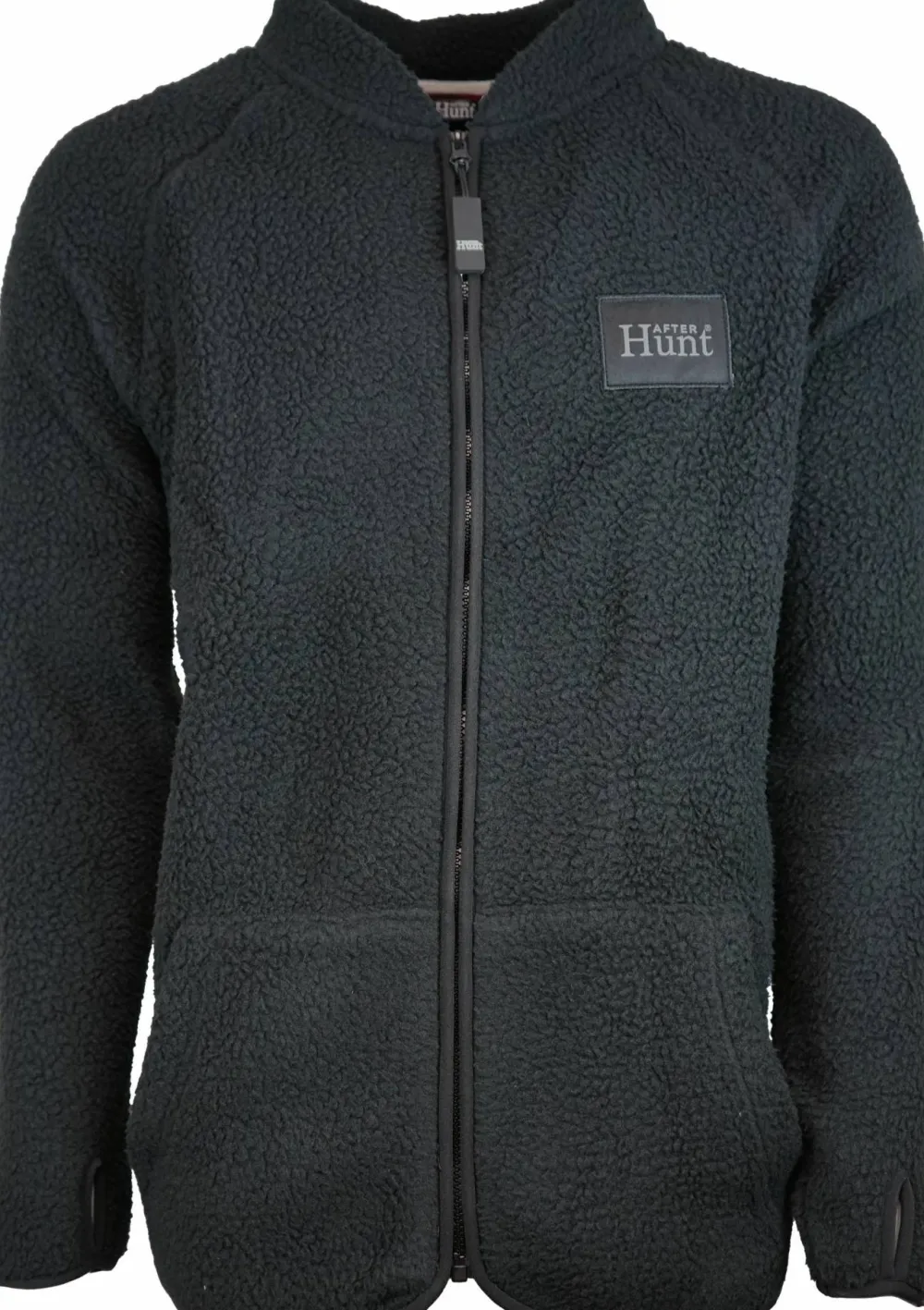 Hot Avignon Unisex AFTER Hunt Fleece Jacket Basic Black