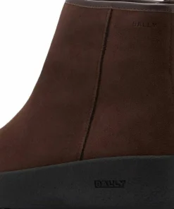 Hot Bally Women's Guard III L Calf Suede Ebano