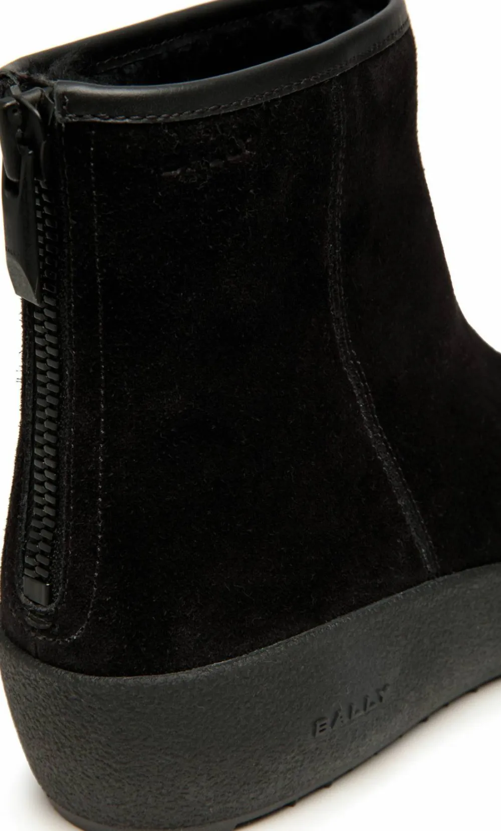 Best Bally Women's Guard Iii L Suede Calf Black