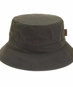 Online Barbour Unisex Wax Sports Hat Dark Olive