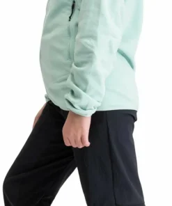 New Bergans Juniors' Fleece Midlayer Jacket Mint Crush