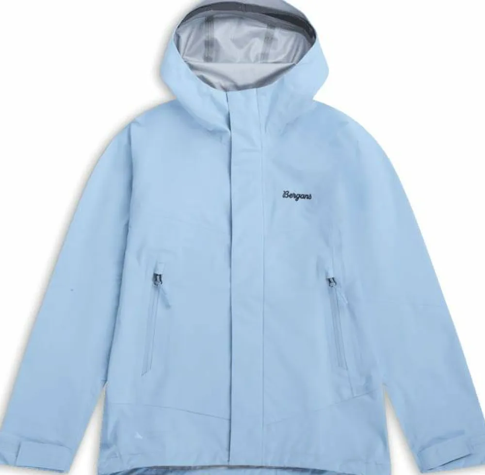 New Bergans Juniors' 3L Shell Jacket Cool Blue