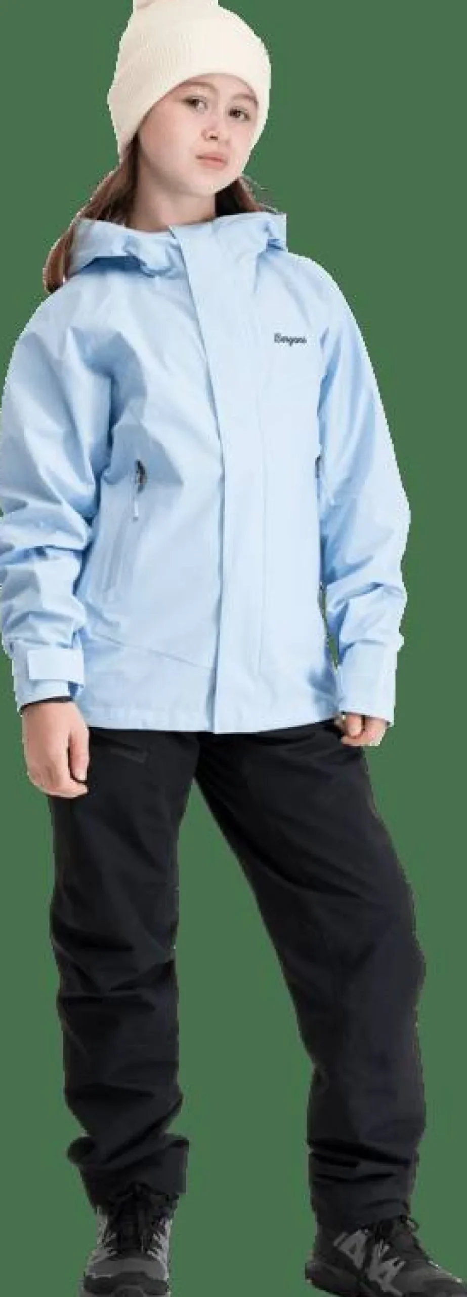 New Bergans Juniors' 3L Shell Jacket Cool Blue
