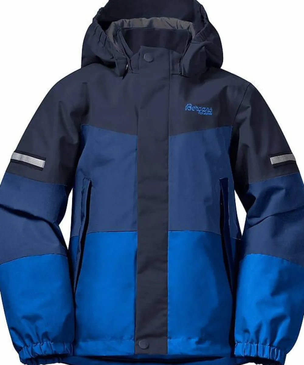 Sale Bergans Kids' Lilletind Insulated Jacket Navy Blue/Lazuli Blue/Space Blue