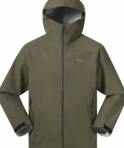 Hot Bergans Men's Essentials 2.5l Shell Jacket Dark Green Mud