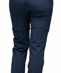 Best Bergans Women's Convertible Zip-Off Softshell Pants Navy Blue