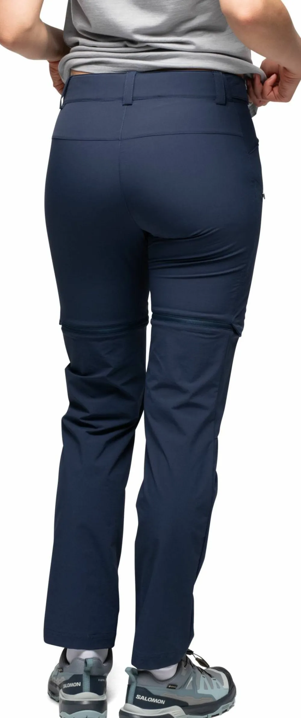 Best Bergans Women's Convertible Zip-Off Softshell Pants Navy Blue