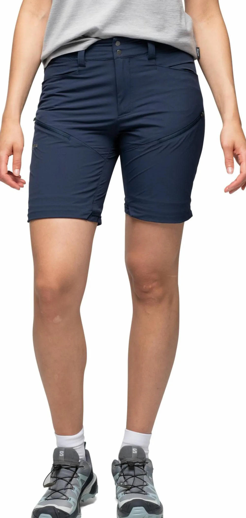 Best Bergans Women's Convertible Zip-Off Softshell Pants Navy Blue