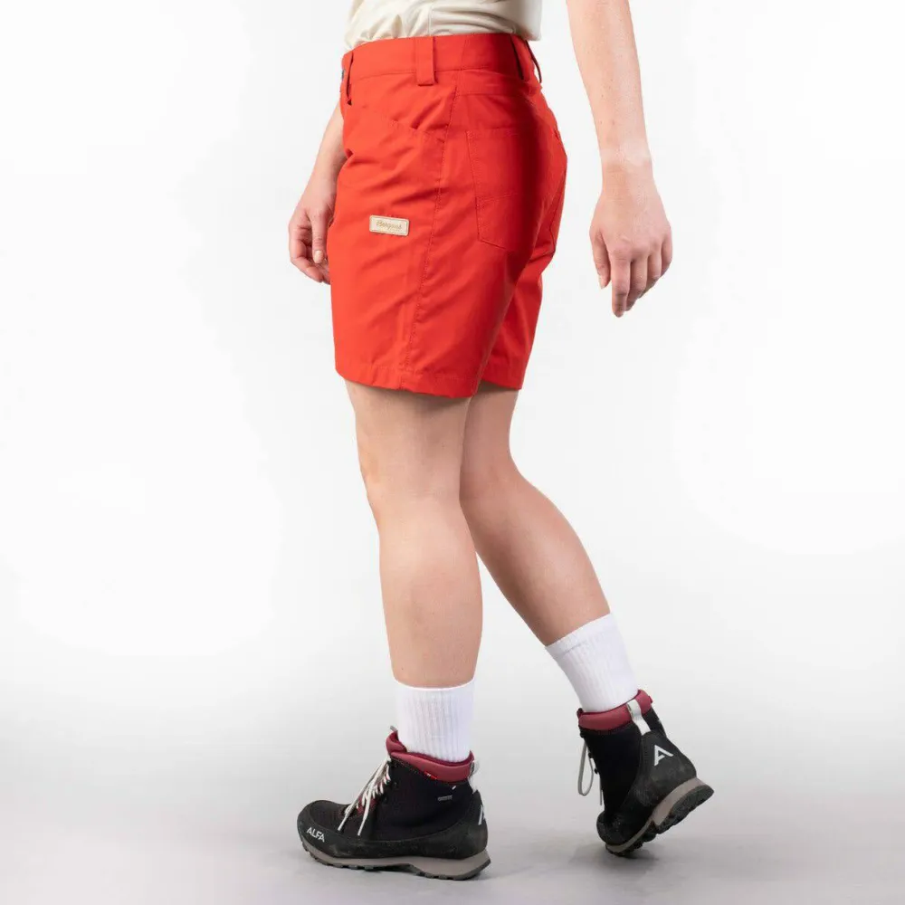 Outlet Bergans Women's Nordmarka Leaf Light Shorts Dark Brick