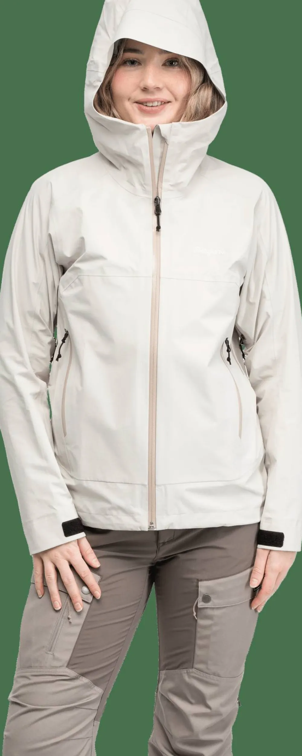Outlet Bergans Women’s Vaagaa 3L Shell Jacket Bone White