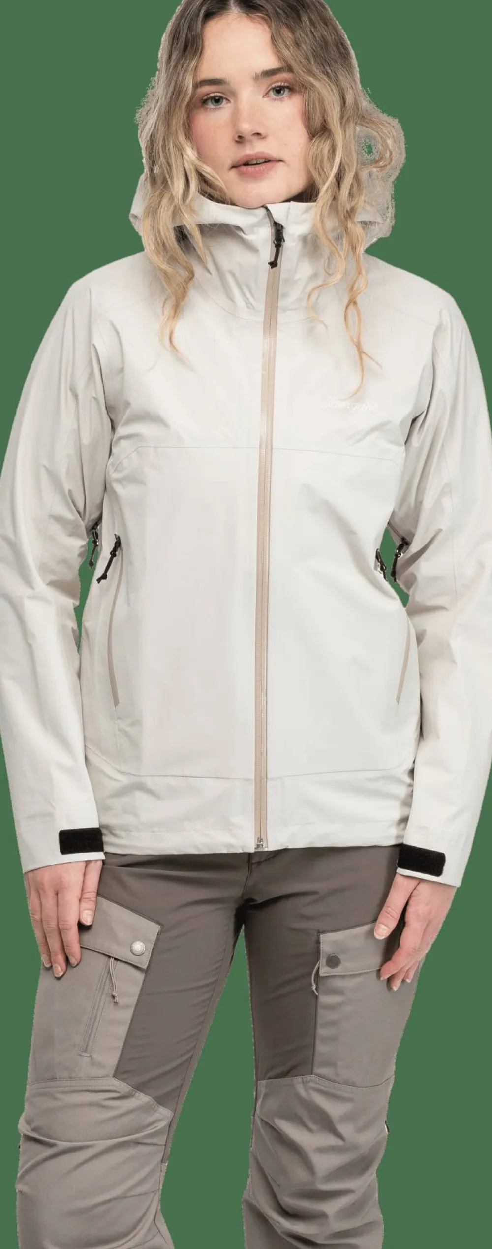 Outlet Bergans Women’s Vaagaa 3L Shell Jacket Bone White
