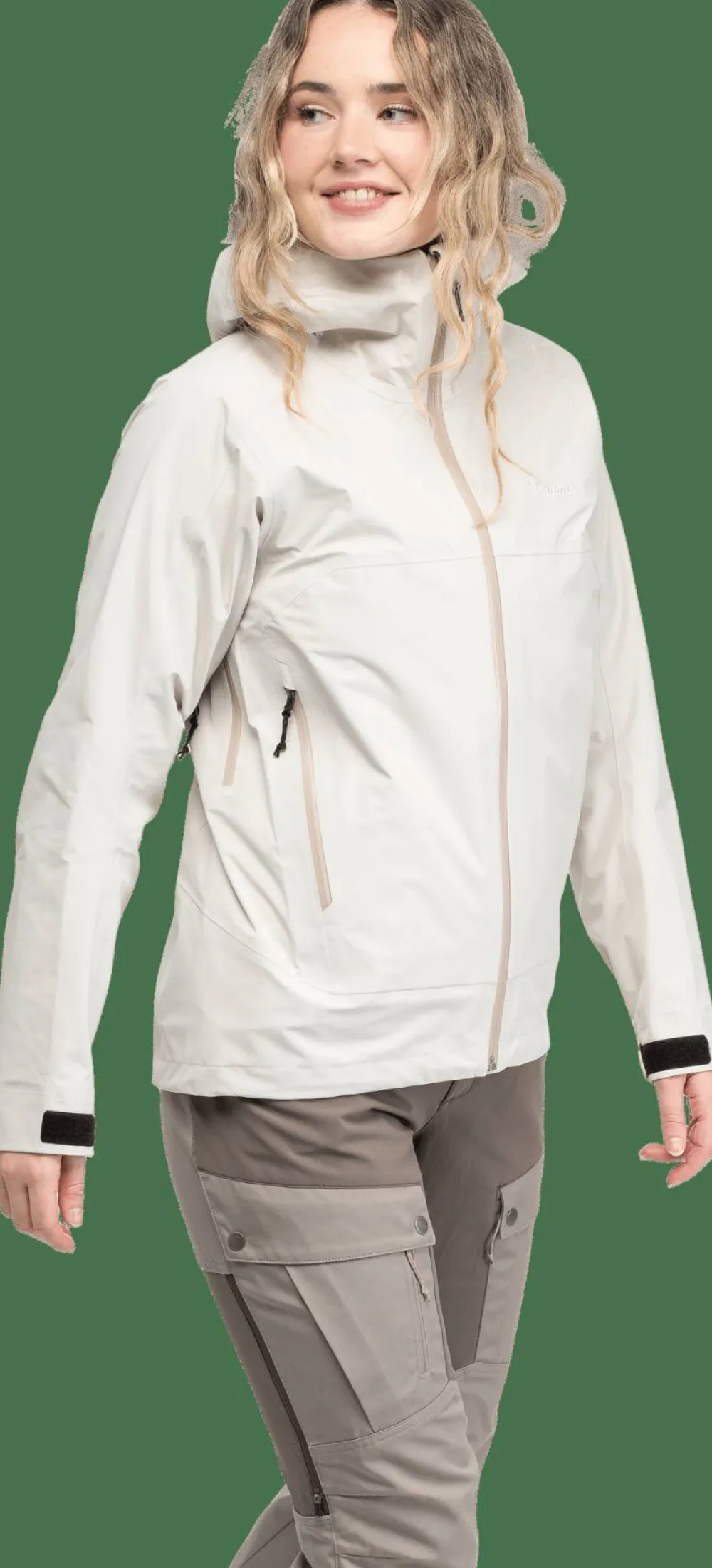 Outlet Bergans Women’s Vaagaa 3L Shell Jacket Bone White