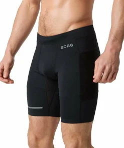 Best Björn Borg Men's Borg Running Short Tights Black Beauty