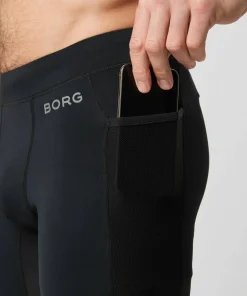 Best Björn Borg Men's Borg Running Short Tights Black Beauty