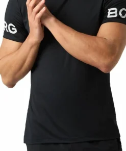 Sale Björn Borg Men's Borg T-Shirt Black Beauty/Red Black Beauty/Black