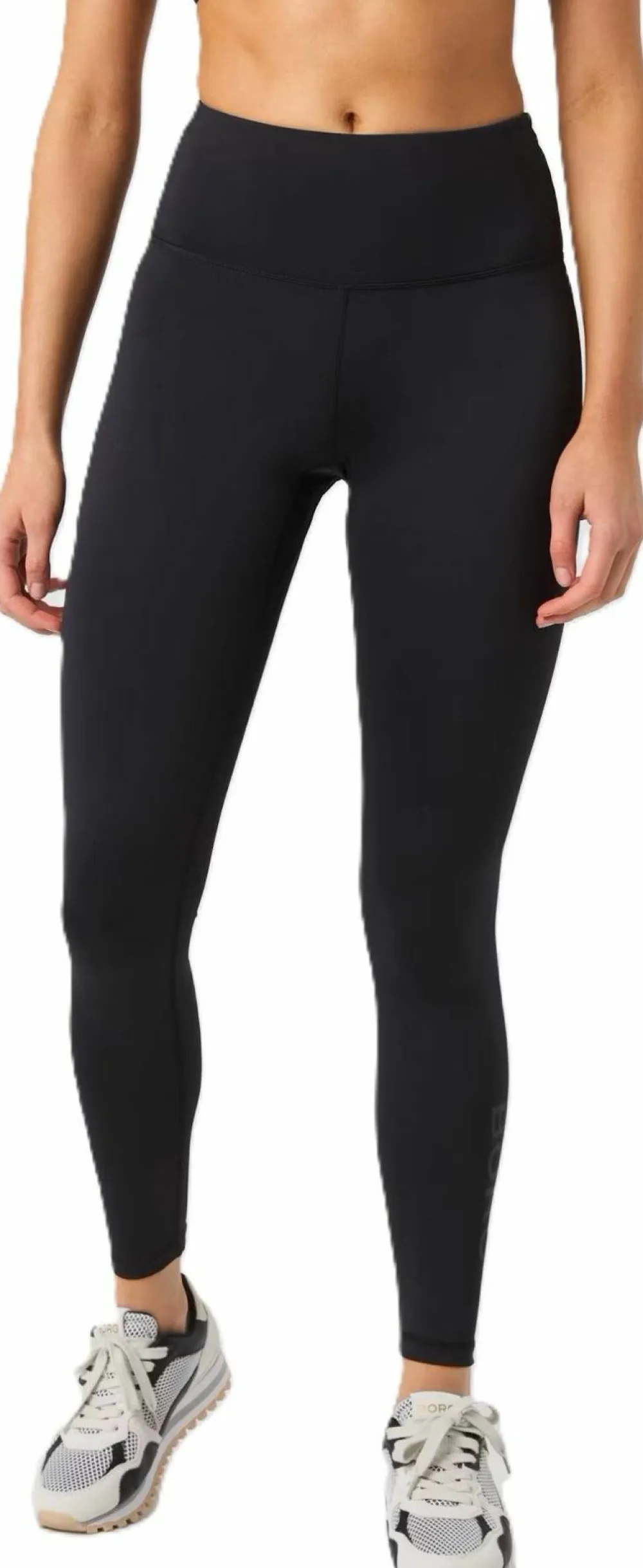 Sale Björn Borg Women's Borg Logo Tights Black Beauty