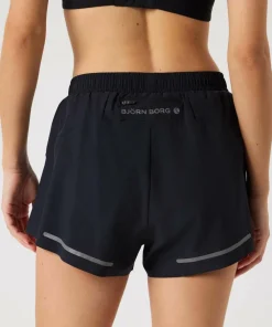Hot Björn Borg Women's Borg Performance 2 In 1 Shorts Black Beauty