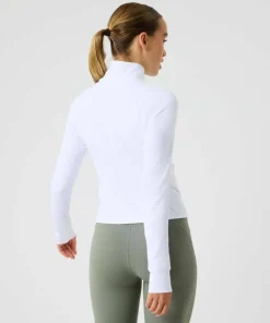 Hot Björn Borg Women's Borg Soft Zip Midlayer Brilliant White