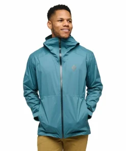 Discount Black Diamond Men's Fineline Stretch Shell Creek Blue