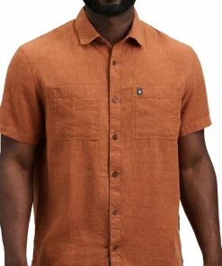 New Black Diamond Men's Scenic Route Ss Shirt Clay-Saffron