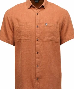 New Black Diamond Men's Scenic Route Ss Shirt Clay-Saffron