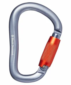 New Black Diamond RockLock Twistlock Carabiner GRAY