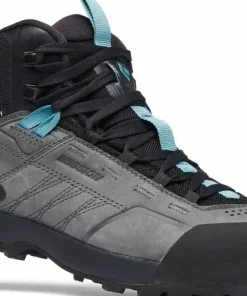 Outlet Black Diamond Women's Misson Leather Mid WP Steel Grey/Costal Blue Steel Grey-Costal Blue