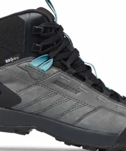Outlet Black Diamond Women's Misson Leather Mid WP Steel Grey/Costal Blue Steel Grey-Costal Blue