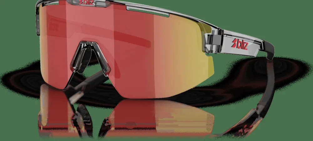 Sale Bliz Matrix Transparent Dark Grey/Brow W Red Multi
