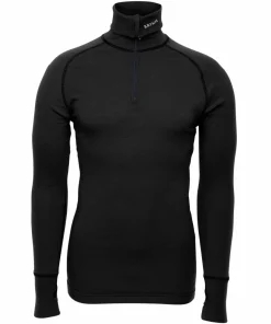 Discount Brynje Unisex Arctic Zip Polo Shirt Black