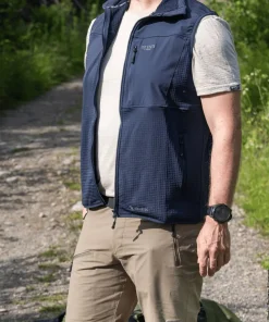 Online Brynje Unisex Polar Fleece Vest Navy