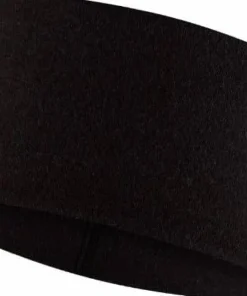 New Buff Merino Wide Headband Solid Black