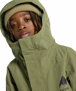 Outlet Burton Kids Skimmer Jacket Forest Moss