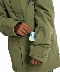 Outlet Burton Kids Skimmer Jacket Forest Moss