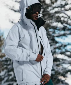 New Burton Men's Ak Gore Cyclic Jacket Gray Cloud