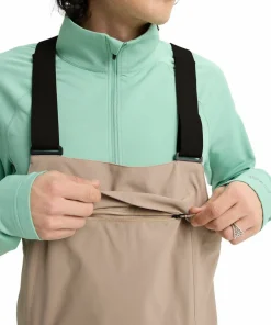 Outlet Burton Men's Reserve 2L Bib Pants Summit Taupe