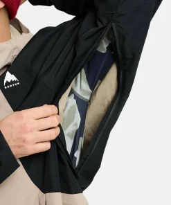 Discount Burton Men's Reserve Relaxed Anorak Summit Taupe/True Black