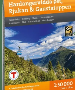 Discount Calazo förlag Hardangervidda Øst, Rjukan & Gaustatoppen 1:50 000 Hiking map