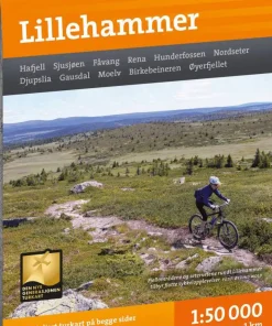New Calazo förlag Lillehammer 1:50 000 Hiking map