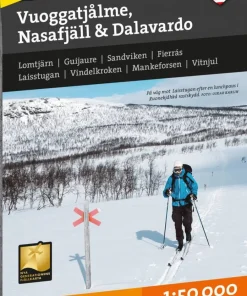 Discount Calazo förlag Vuoggatjålme - Nasafjäll - Dalavardo 1:50 000 NoColour