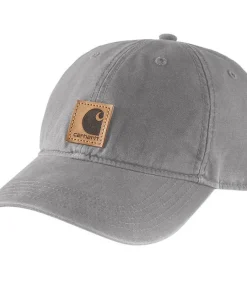 Clearance Carhartt Canvas Cap Asphalt