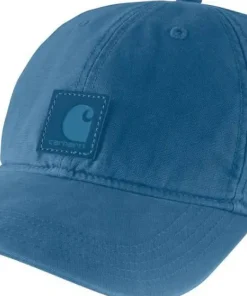 Outlet Carhartt Canvas Cap Dark Horizon Blue