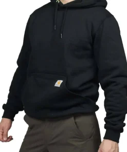 Discount Carhartt Men's Hooded Sweatshirt Black