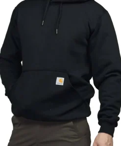 Discount Carhartt Men's Hooded Sweatshirt Black